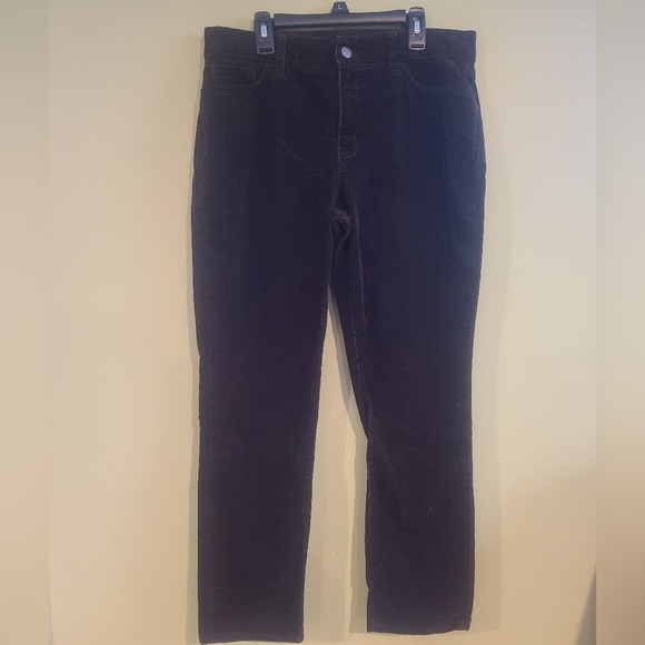 Chaps Brown Corduroy Stretch Waist Jeans - 10 - Picture 2 of 5